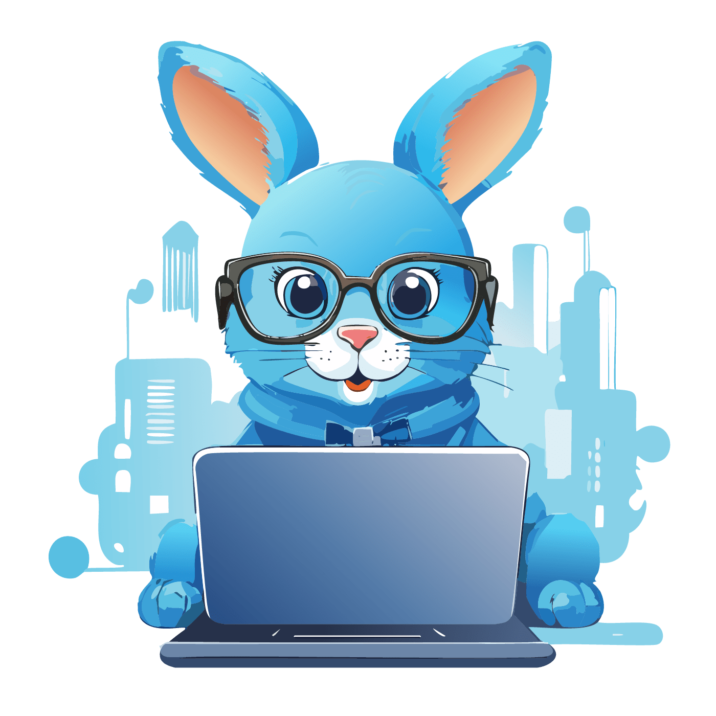 blue bunny-cybersecurity