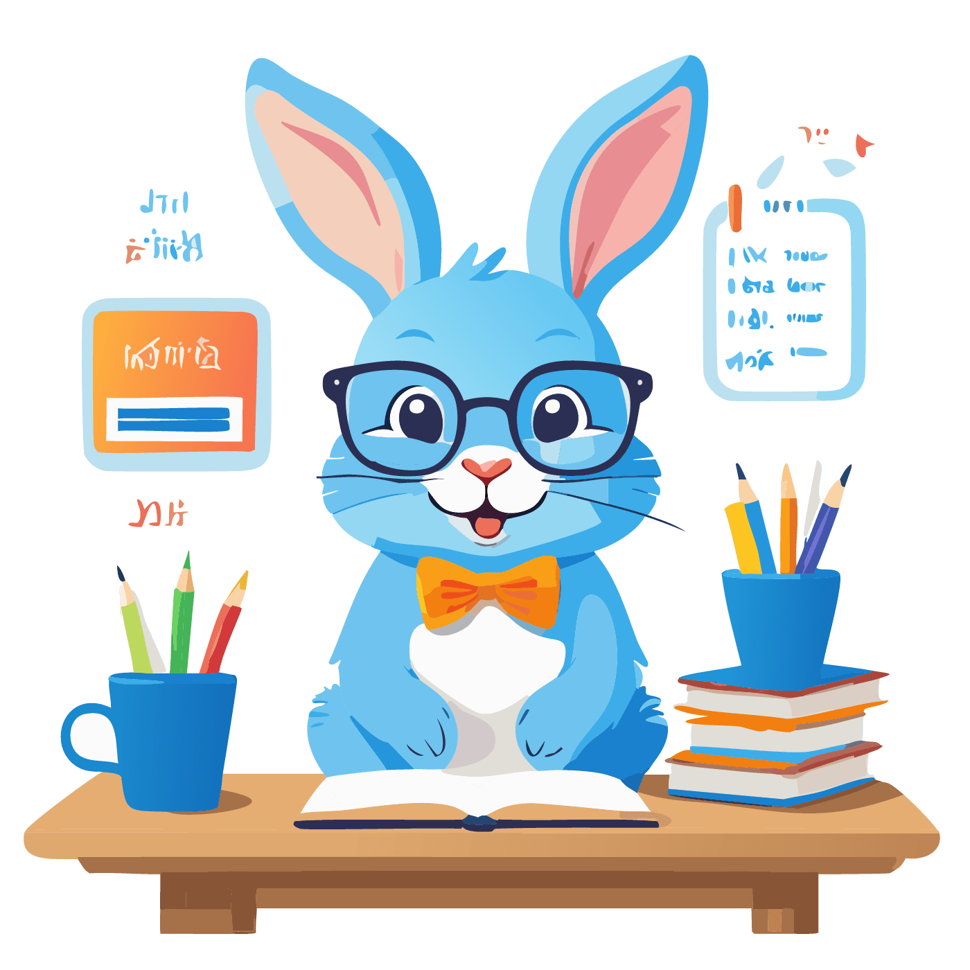 blue bunny-foreign lang