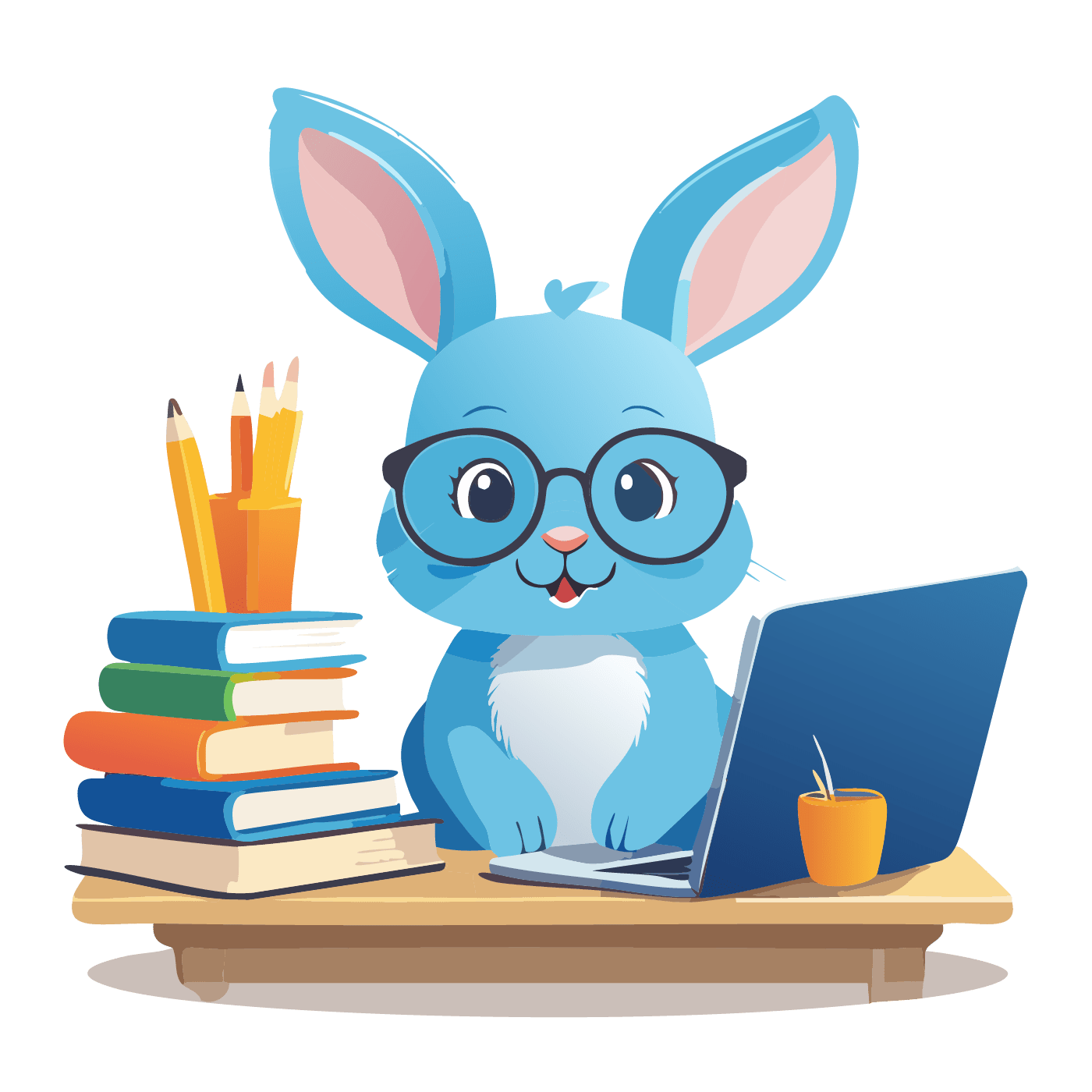 professional blue bunny
